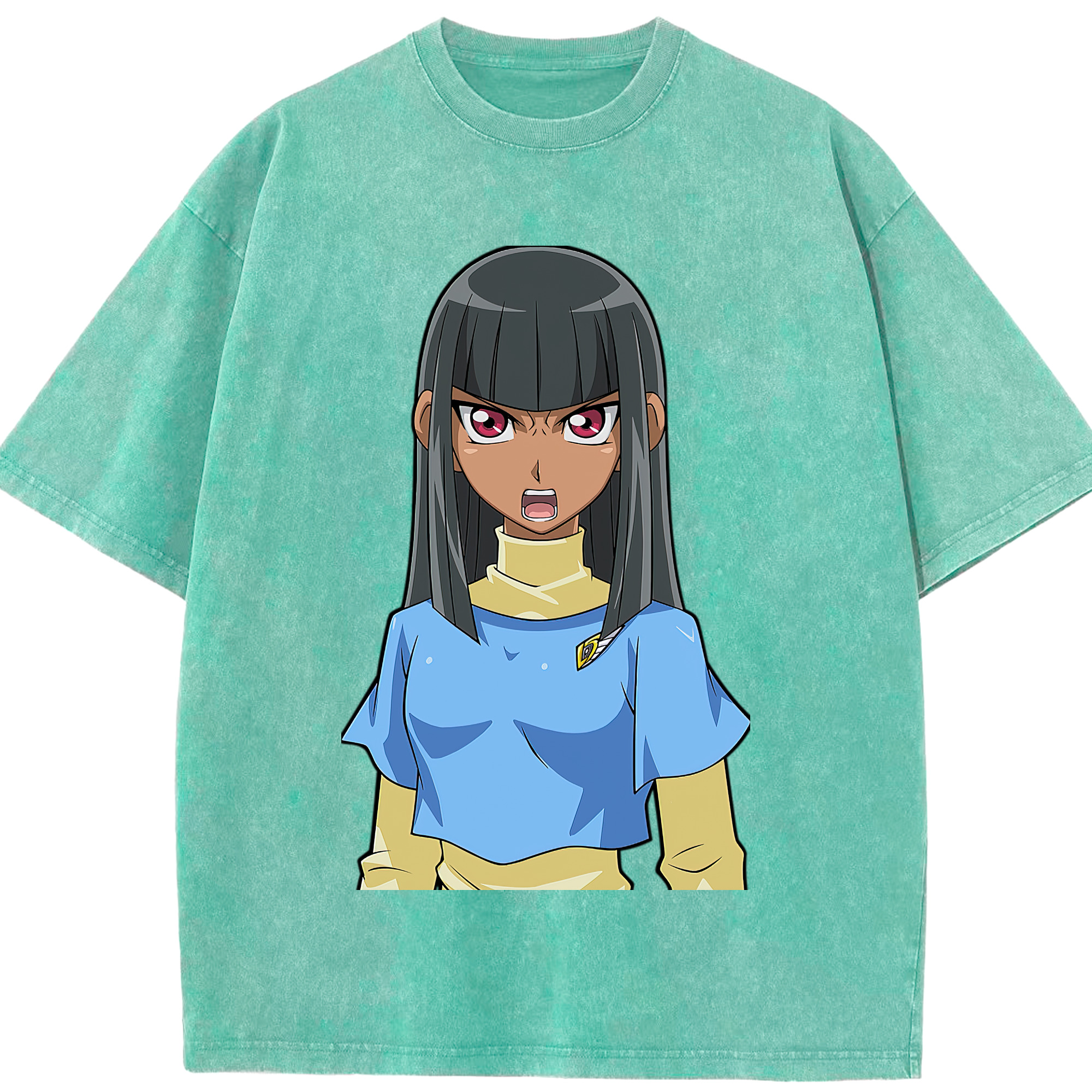 （画像用） 遊☆戯☆王 Yu-Gi-Oh! 綿100% ヴィンテージ風 半袖Tシャツ（フロントプリント）